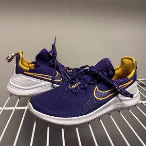 LSU Nike Dual-Tone Purple and Gold Sneakers